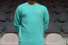 Sweater Kèrl - appelblauwzeegroen - pintje met sjaal