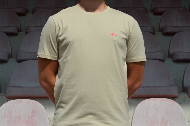 T-shirt Kèrl - beige - vlasbloem