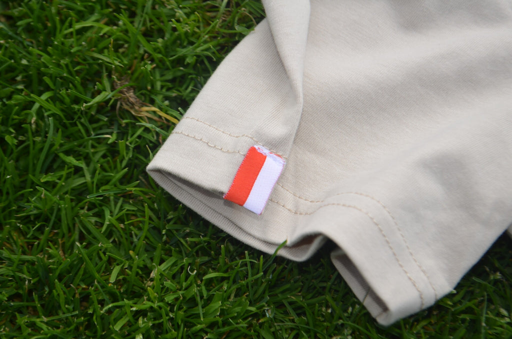 T-shirt Kèrl - beige - vlasbloem