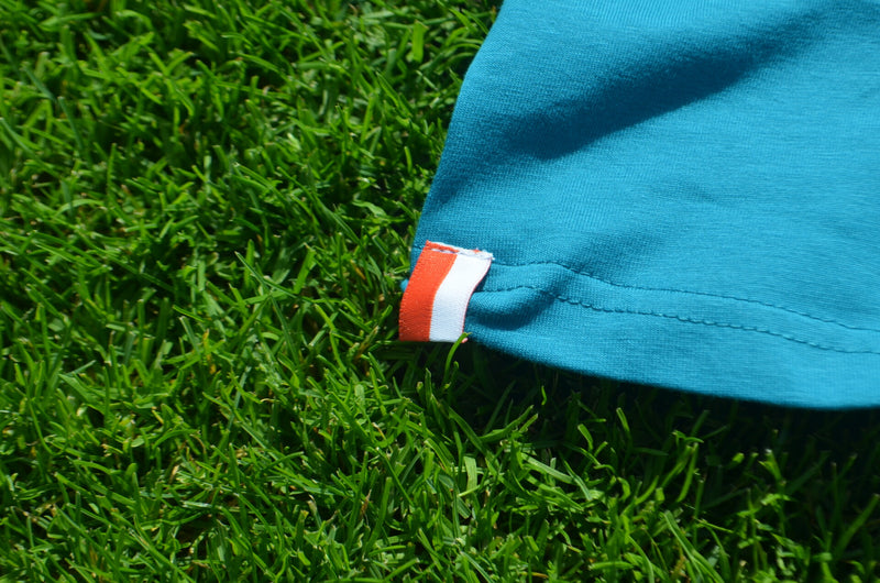 T-shirt Kèrl - appelblauwzeegroen - pintje met sjaal