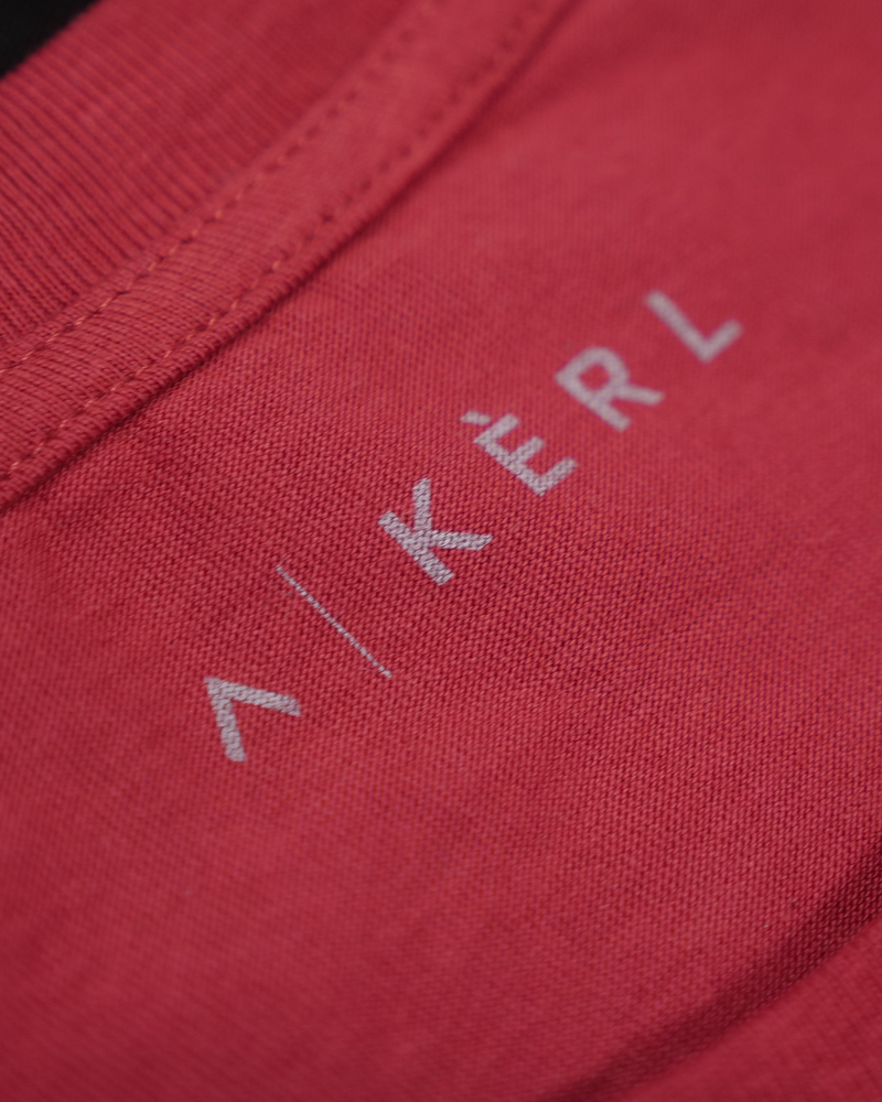 T-shirt Kèrl - bordeaux 19 op rug