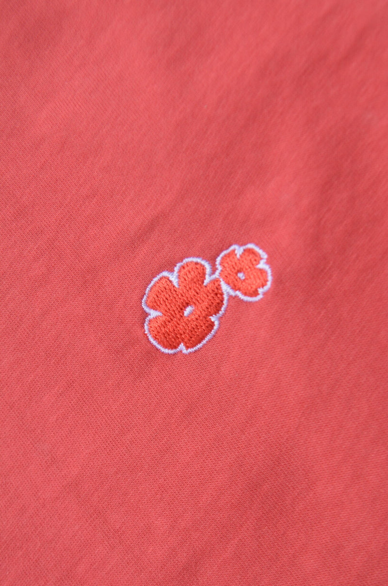 T-shirt Kèrl - roze - vlasbloem - Kids