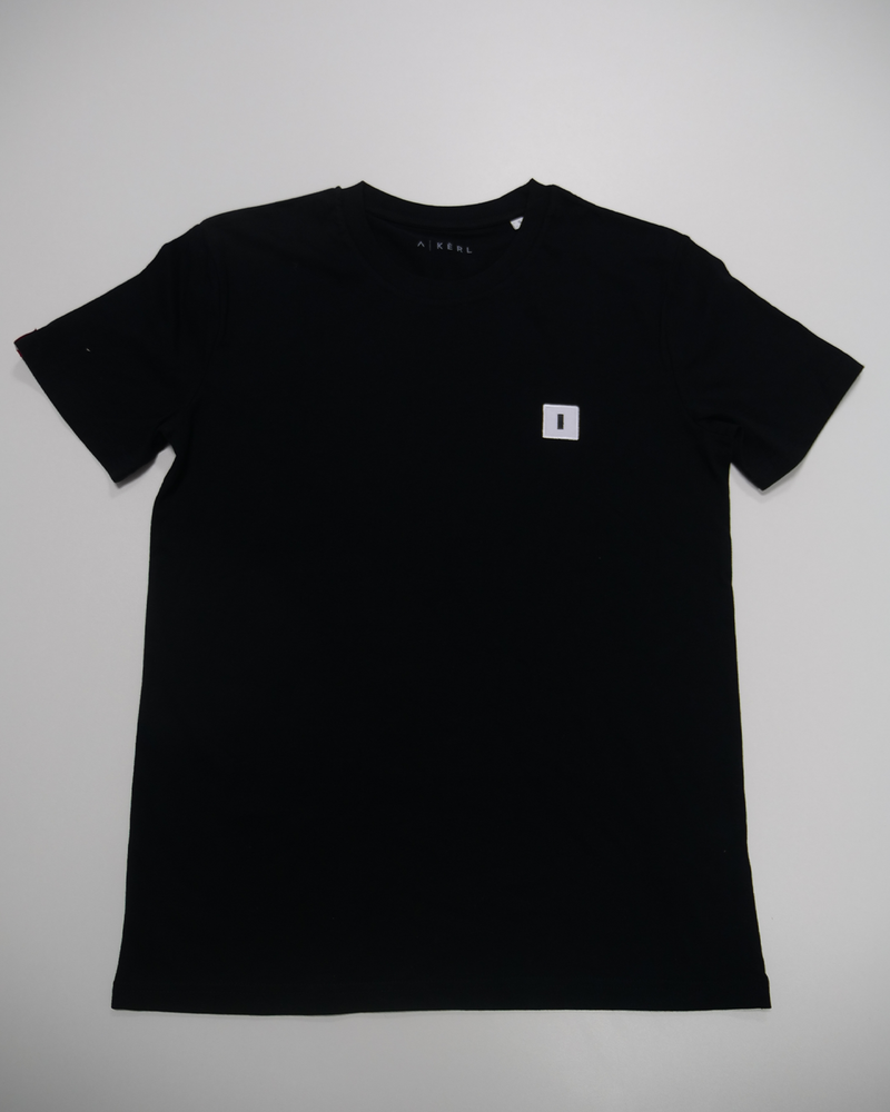 T-shirt Kèrl-zwart-vak I